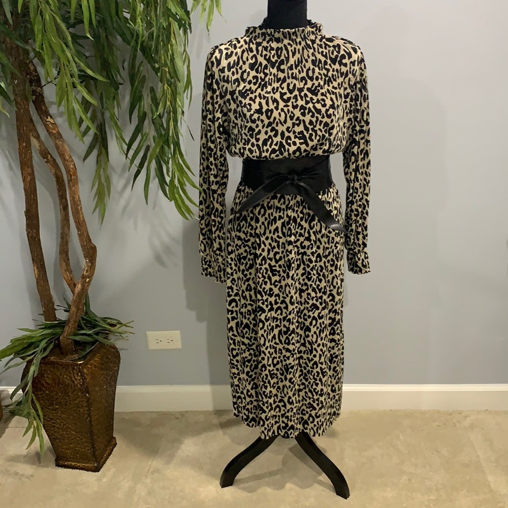 Zara Animal Print Dress.